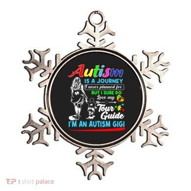 Autism Awareness Gigi Autism Is A Journey Gift Ornament