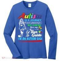 Autism Awareness Gigi Autism Is A Journey Gift Women's Long Sleeve Shirt thumb 0