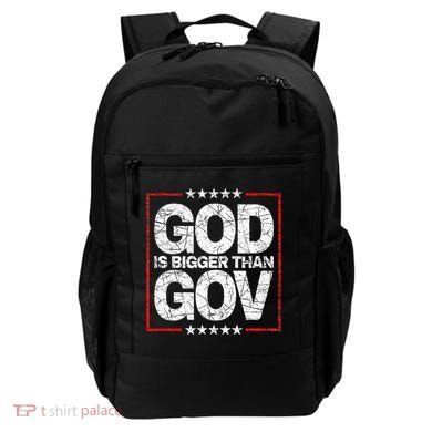Antiwoke Antigovernment God Bigger Than Gov Backpack