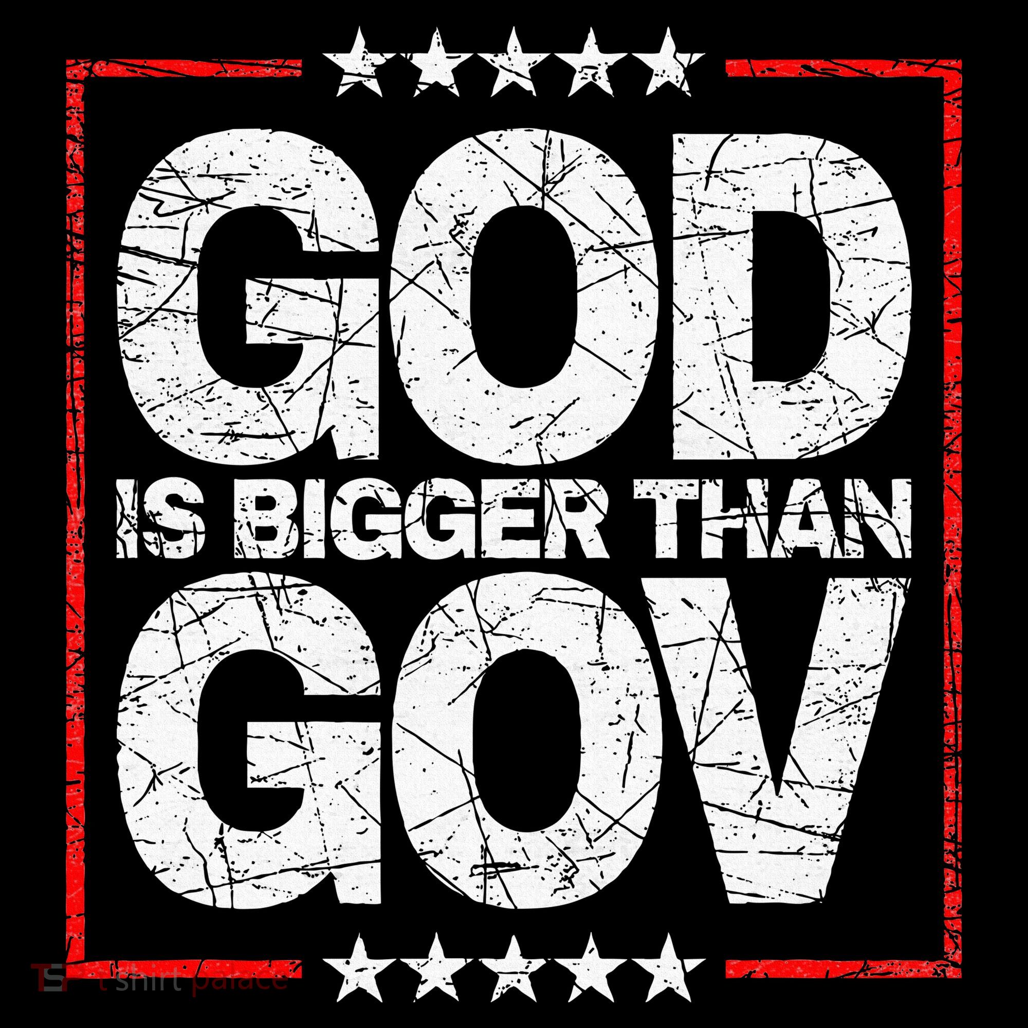 Antiwoke Antigovernment God Bigger Than Gov Women's Hoodie