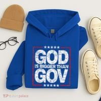 Antiwoke Antigovernment God Bigger Than Gov Hoodie thumb 4
