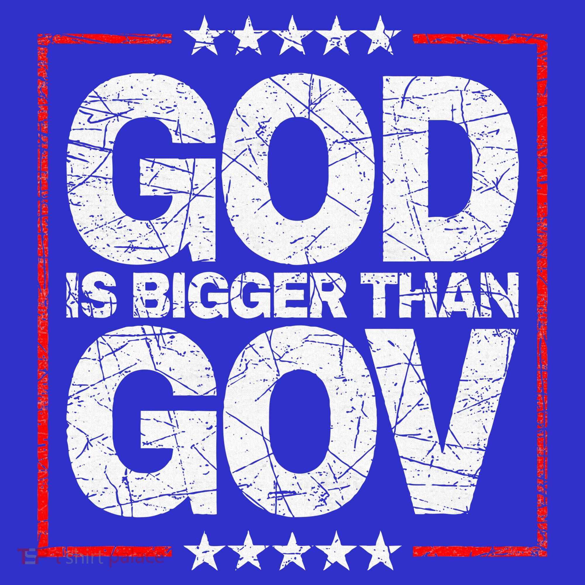 Antiwoke Antigovernment God Bigger Than Gov Sweatshirt