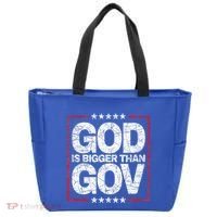 Antiwoke Antigovernment God Bigger Than Gov Tote Bag thumb 0