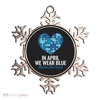 Autism Awareness Gift In April We Wear Blue Autism Gift Ornament