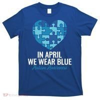 Autism Awareness Gift In April We Wear Blue Autism Gift T-Shirt thumb 0
