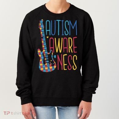 Autism Awareness Guitar Women's Sweatshirt