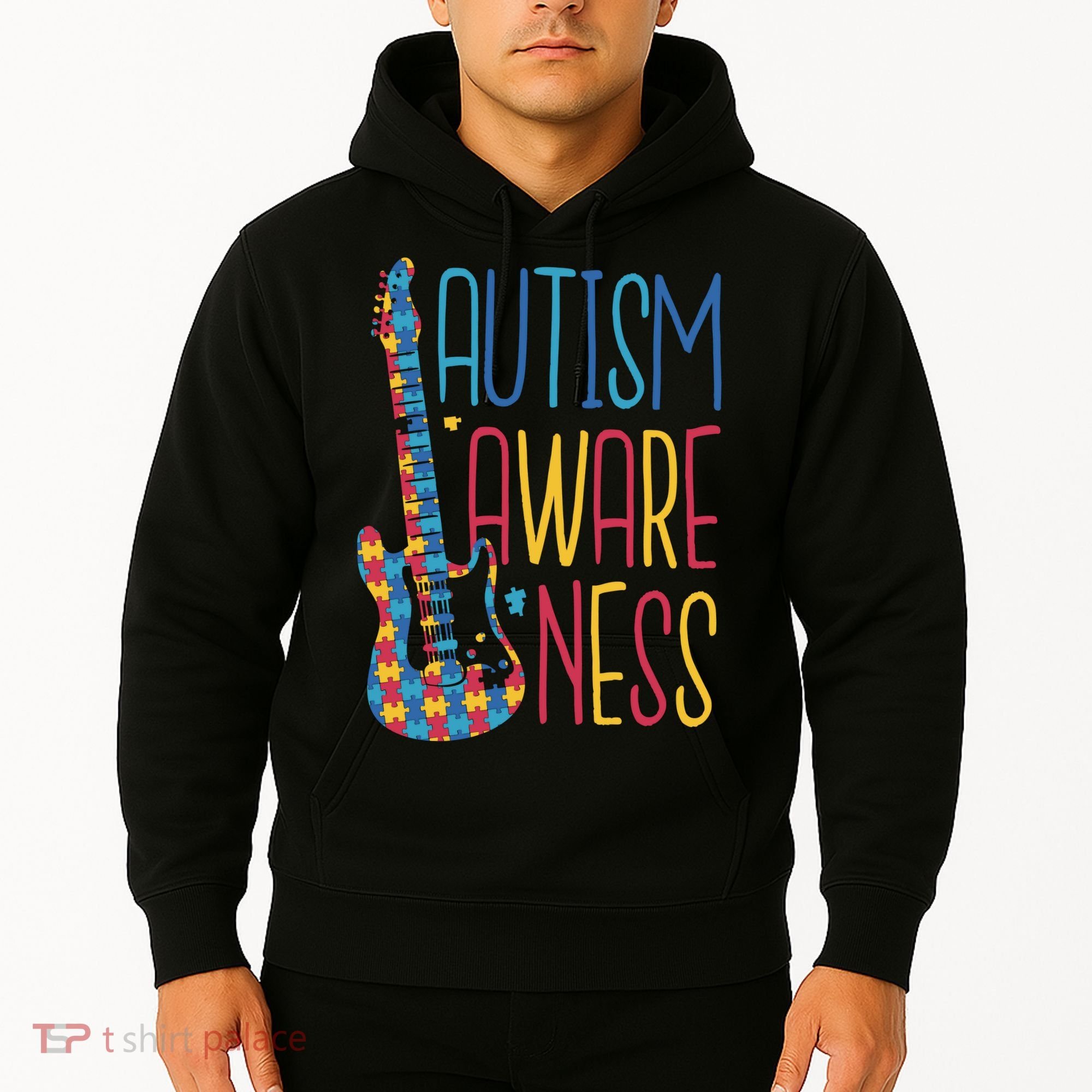 Autism Awareness Guitar Hoodie