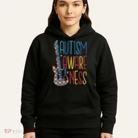 Autism Awareness Guitar Hoodie thumb 5