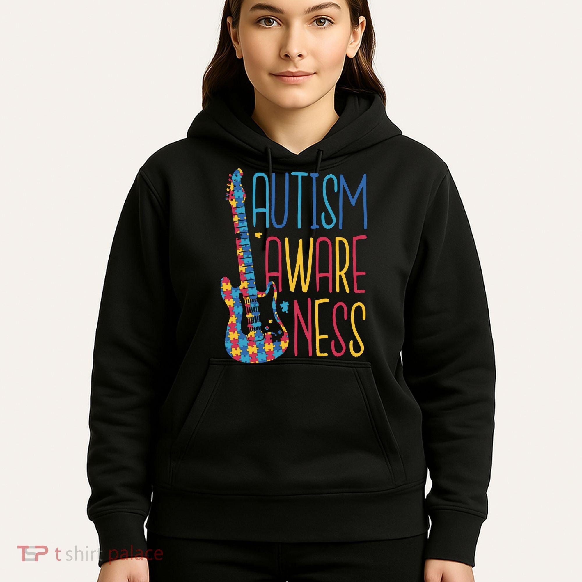 Autism Awareness Guitar Hoodie
