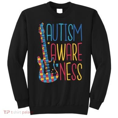 Autism Awareness Guitar Sweatshirt