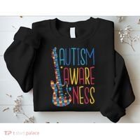 Autism Awareness Guitar Sweatshirt thumb 2