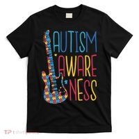 Autism Awareness Guitar T-Shirt thumb 0