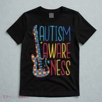Autism Awareness Guitar T-Shirt thumb 5