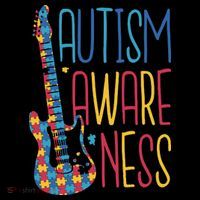 Autism Awareness Guitar T-Shirt thumb 7