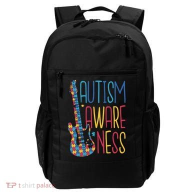 Autism Awareness Guitar Backpack