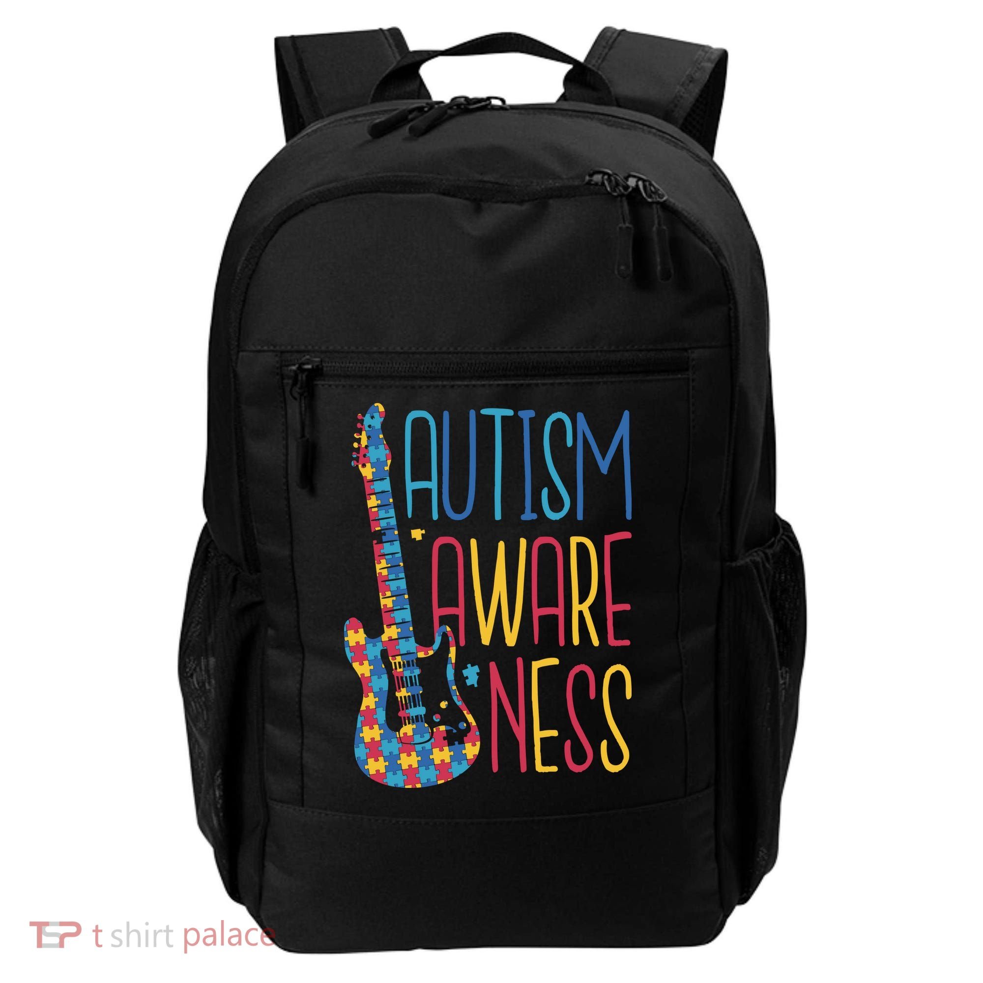 Autism Awareness Guitar Backpack