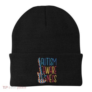 Autism Awareness Guitar Beanie