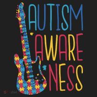 Autism Awareness Guitar Beanie thumb 2