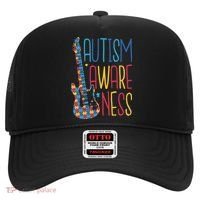 Autism Awareness Guitar Hat thumb 0