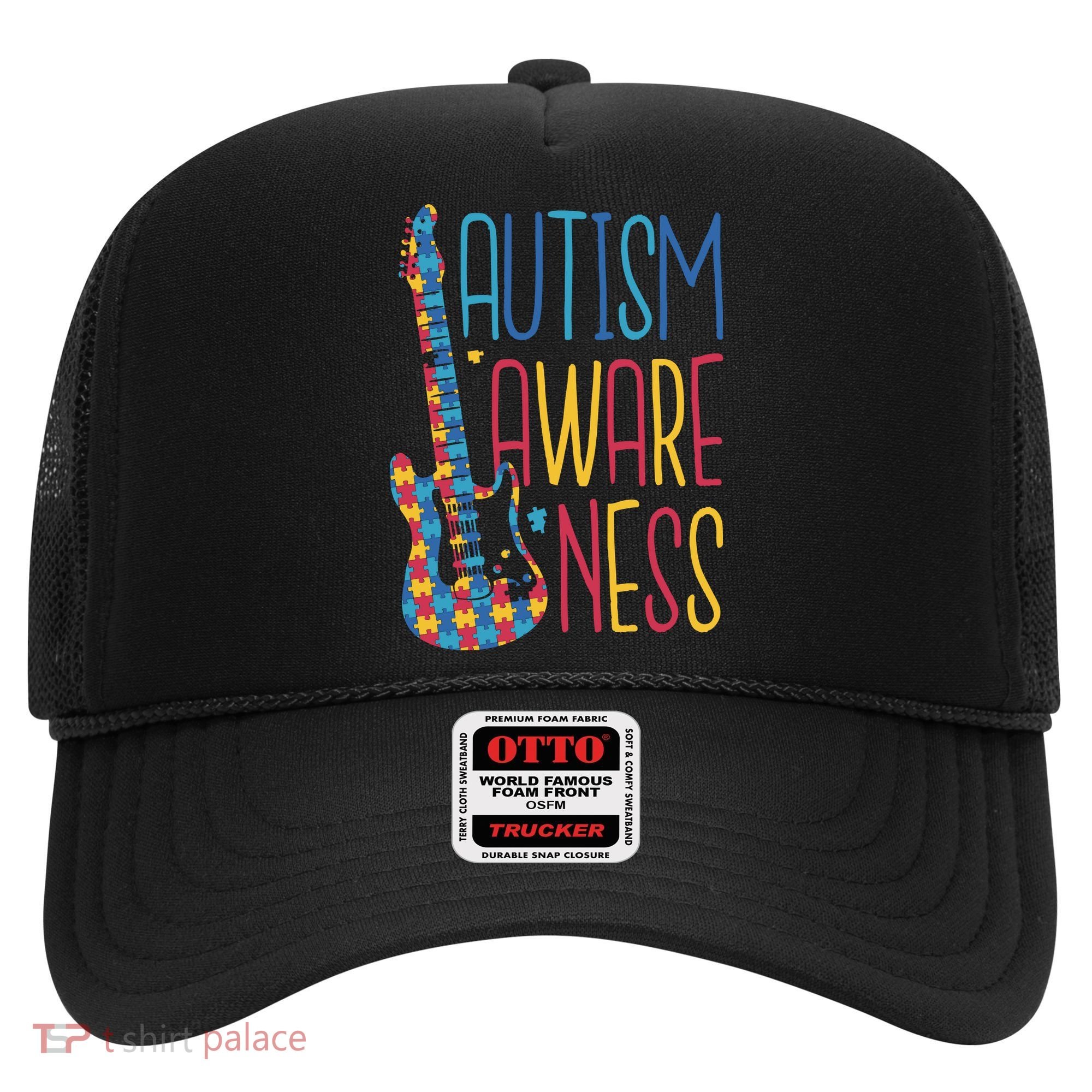 Autism Awareness Guitar Hat
