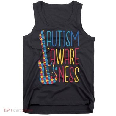 Autism Awareness Guitar Tank Top