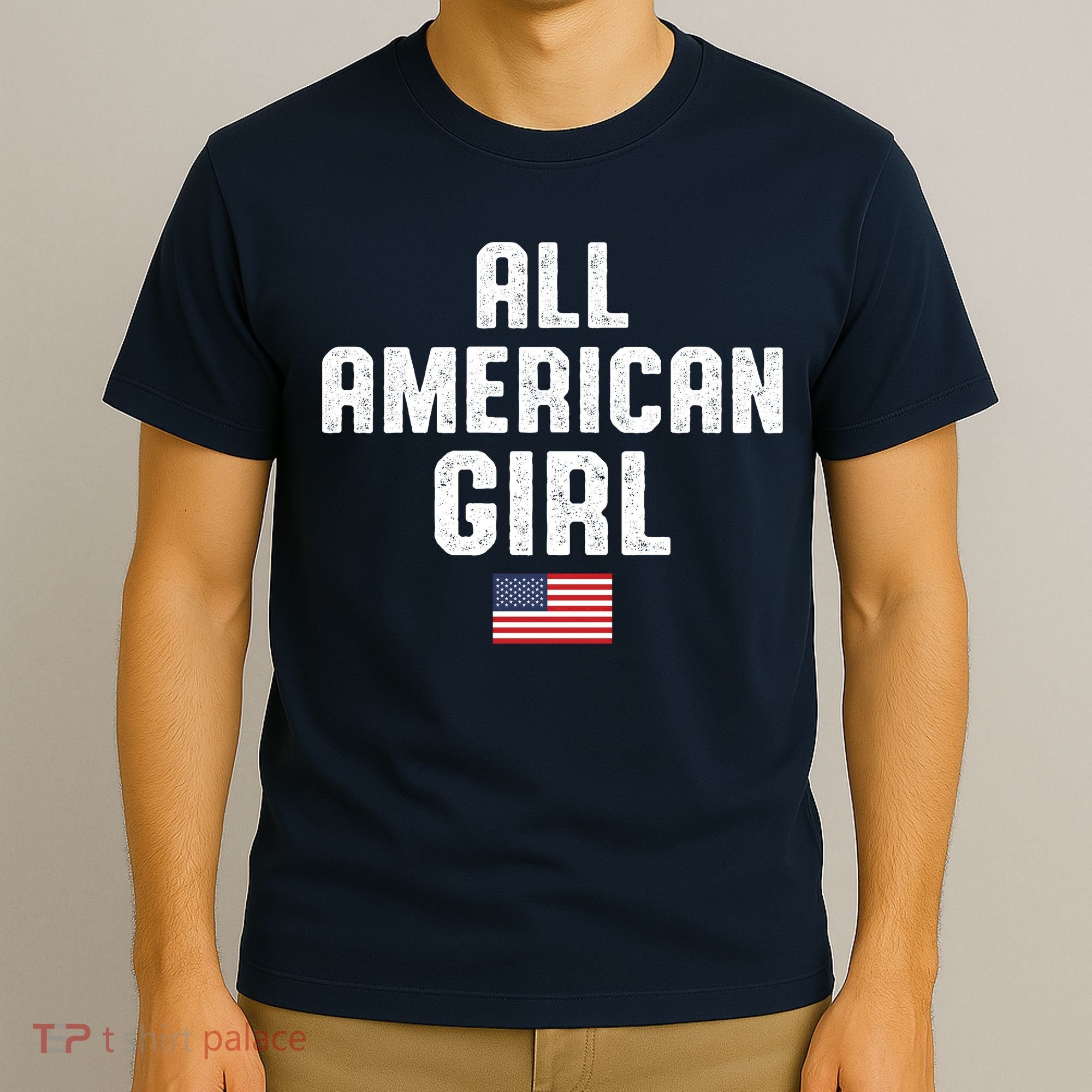 All American Girl USA Flag T-Shirt
