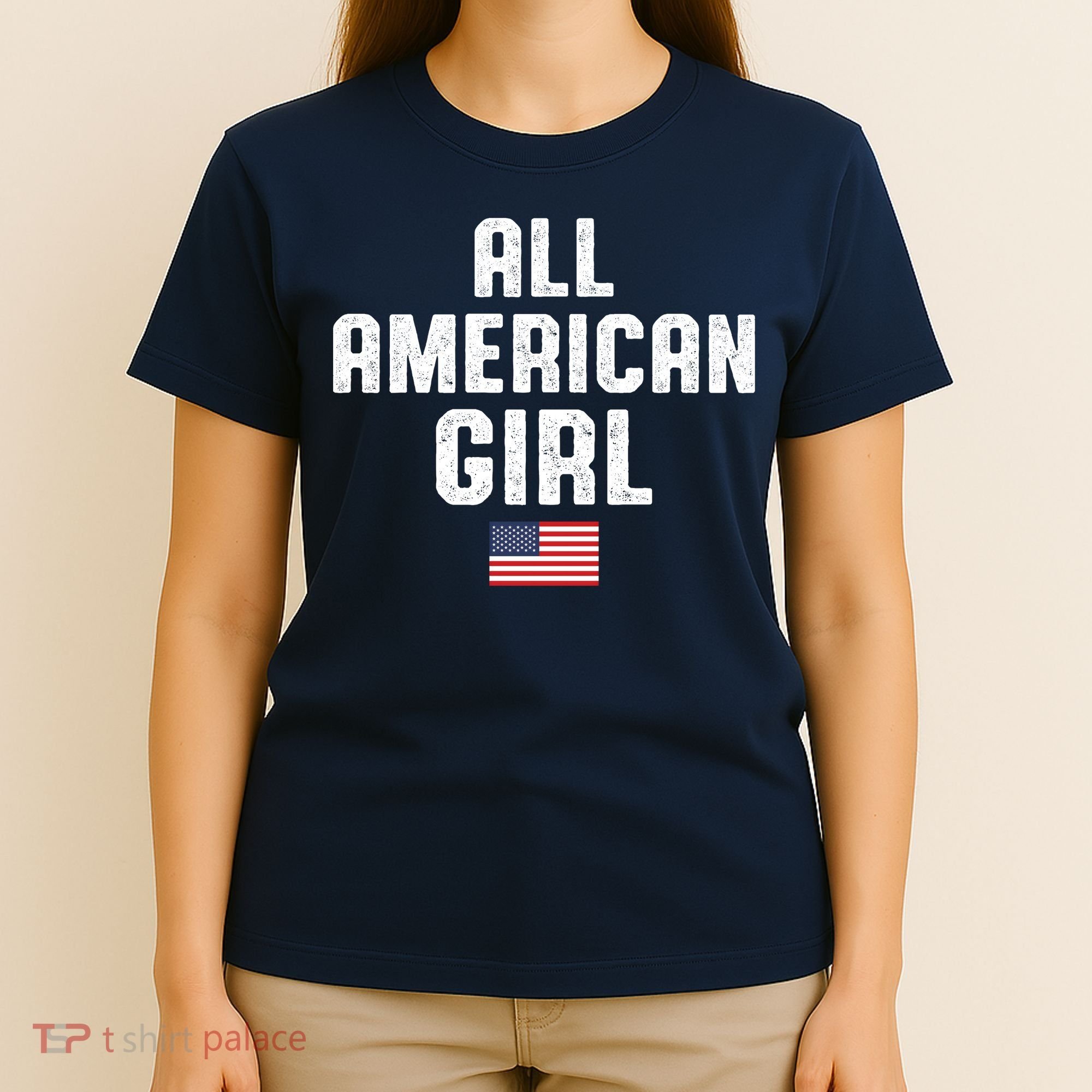 All American Girl USA Flag T-Shirt