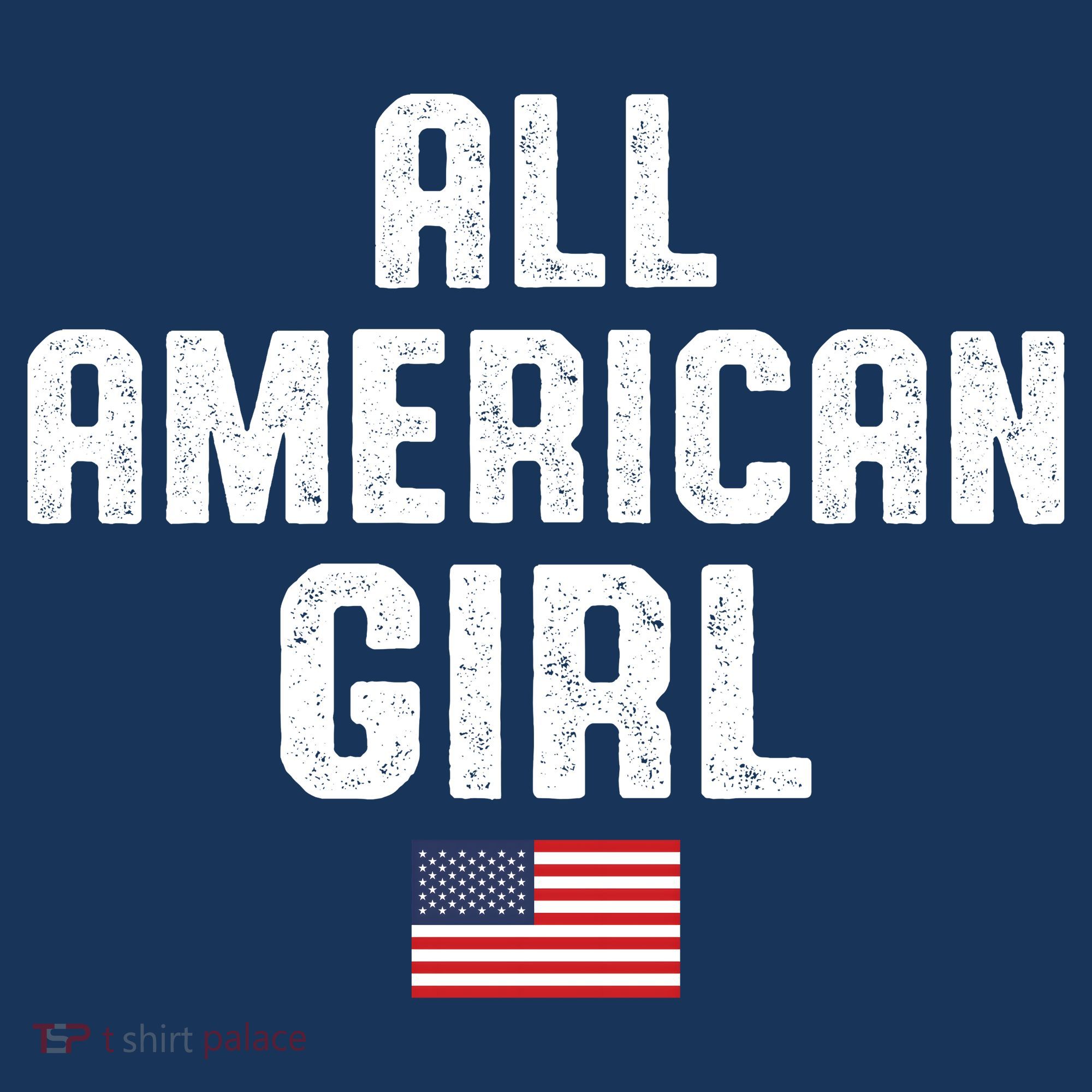 All American Girl USA Flag Women's Tank Top