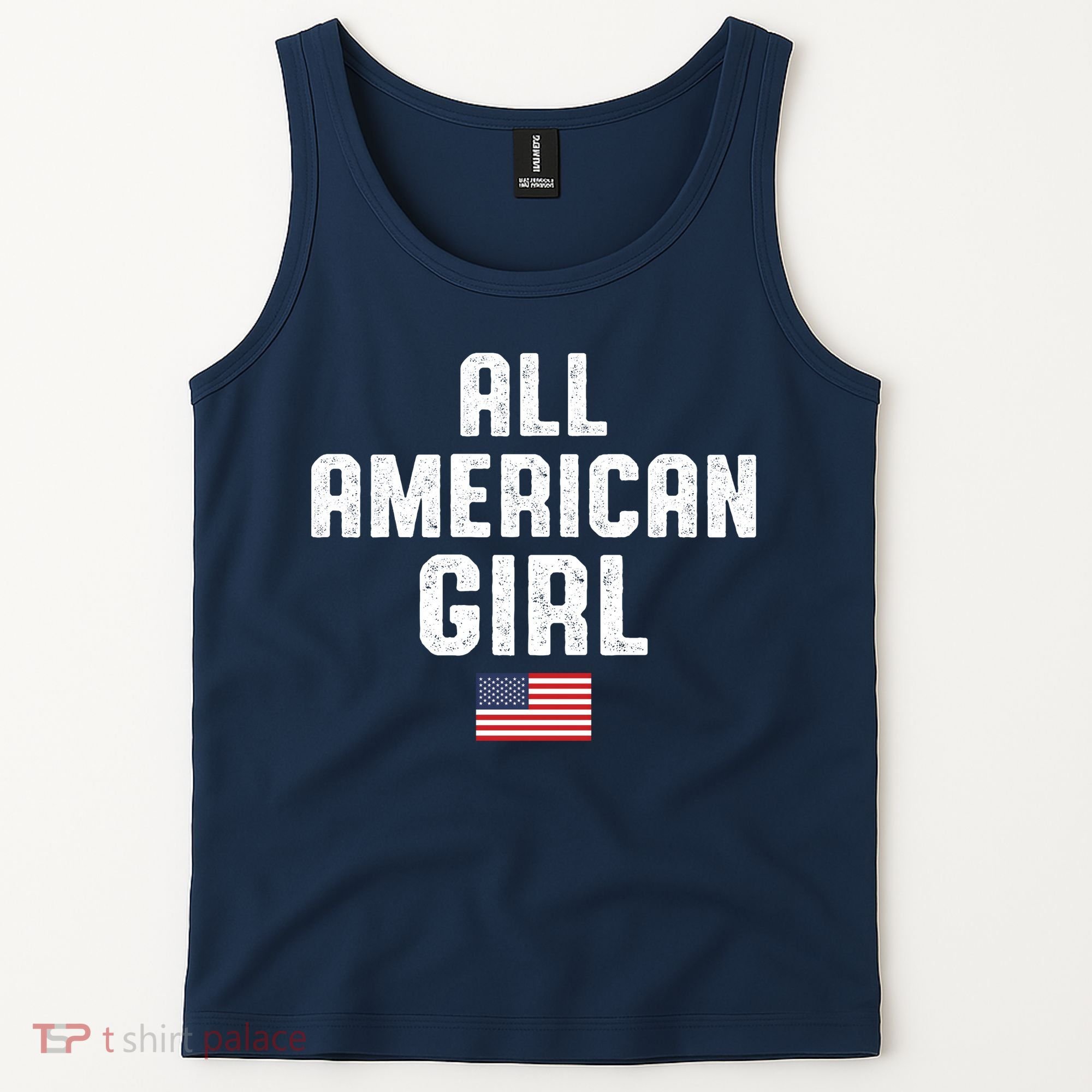 All American Girl USA Flag Tank Top