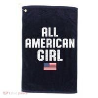 All American Girl USA Flag Golf Towel thumb 0