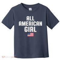 All American Girl USA Flag Toddler T-Shirt thumb 0