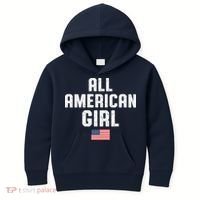 All American Girl USA Flag Kids Hoodie thumb 0