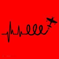 Aerobatic Airplane Heartbeat Ekg Funny Pilot Aviation Gift Santa Hat thumb 1
