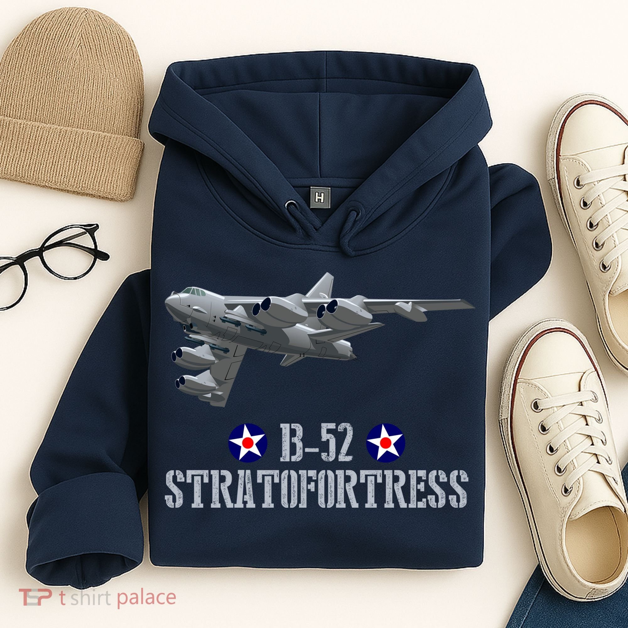 American Aircraft Heavy Bomber B-52 Air Force Hoodie