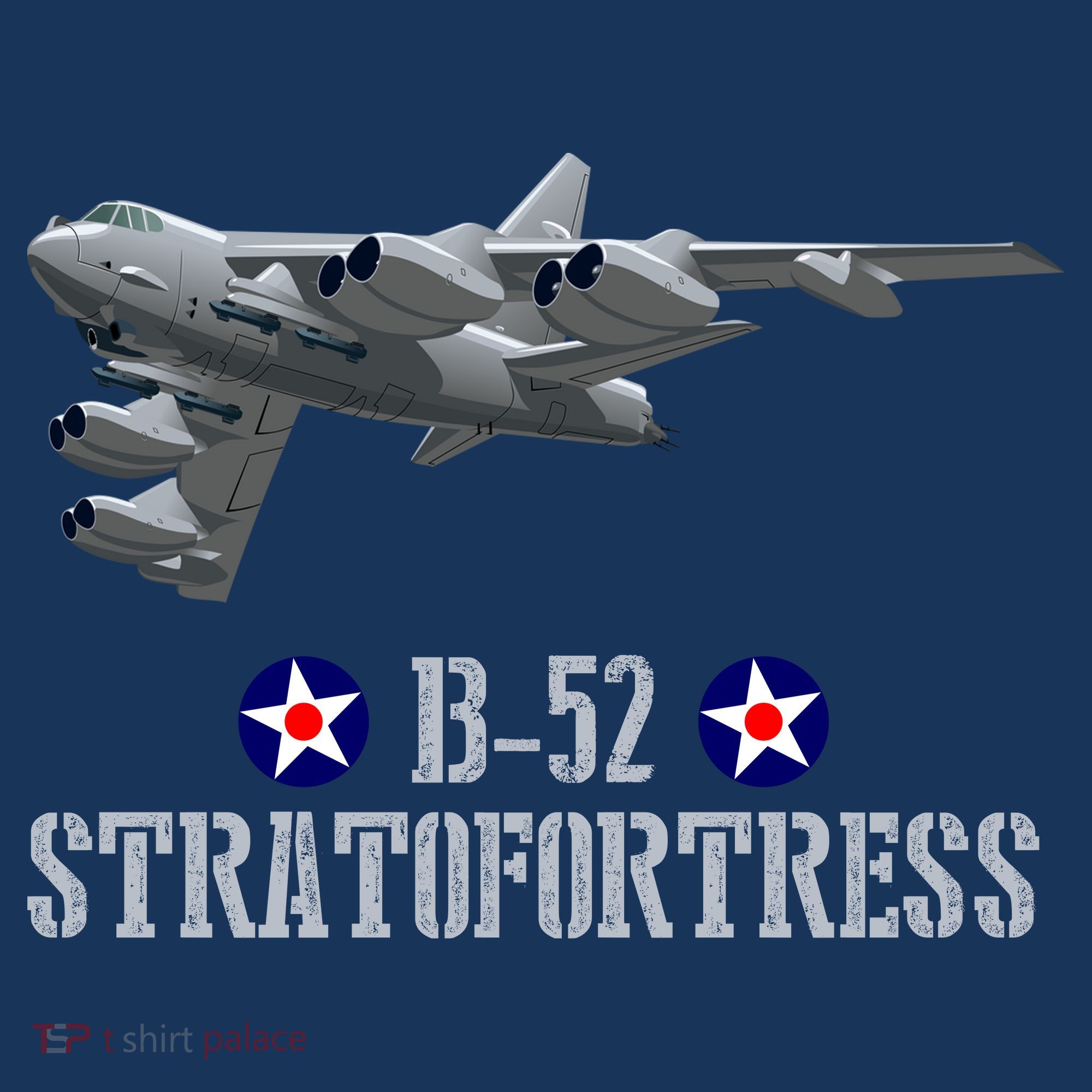 American Aircraft Heavy Bomber B-52 Air Force T-Shirt