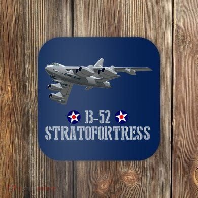 American Aircraft Heavy Bomber B-52 Air Force Coaster