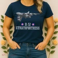 American Aircraft Heavy Bomber B-52 Air Force Women's T-Shirt thumb 2
