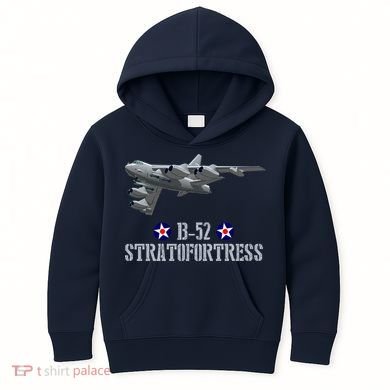 American Aircraft Heavy Bomber B-52 Air Force Kids Hoodie
