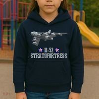American Aircraft Heavy Bomber B-52 Air Force Kids Hoodie thumb 3