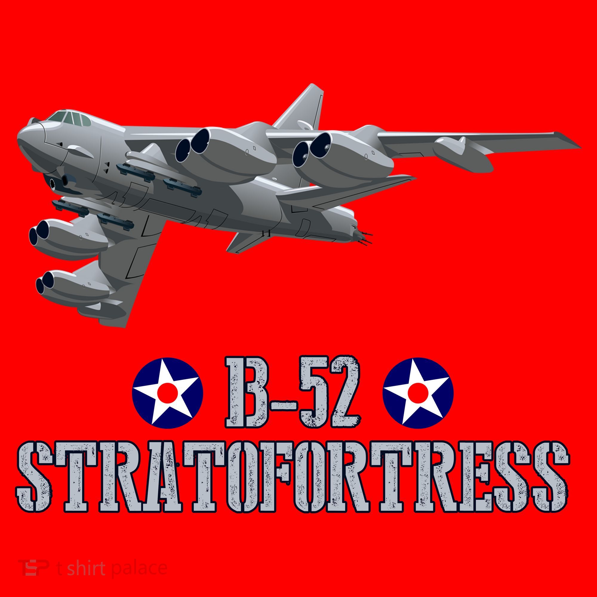 American Aircraft Heavy Bomber B-52 Air Force Santa Hat