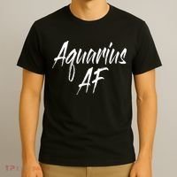 Aquarius Af Hooded Gift T-Shirt thumb 3