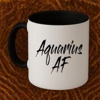 Aquarius Af Hooded Gift Coffee Mug thumb 2