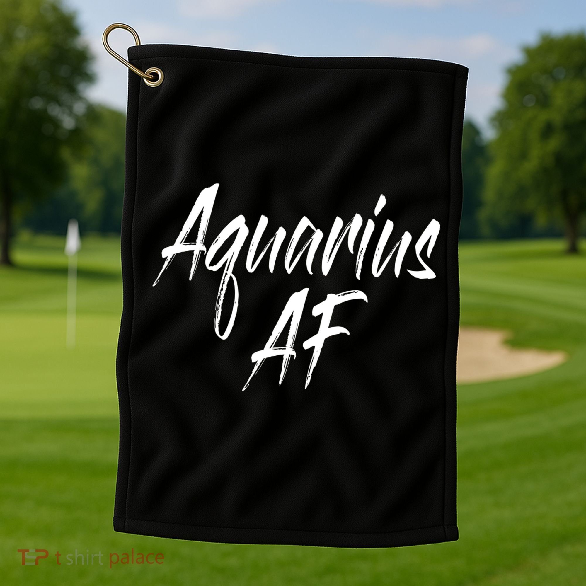 Aquarius Af Hooded Gift Golf Towel