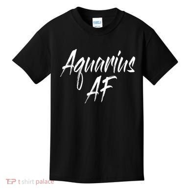 Aquarius Af Hooded Gift Kids T-Shirt