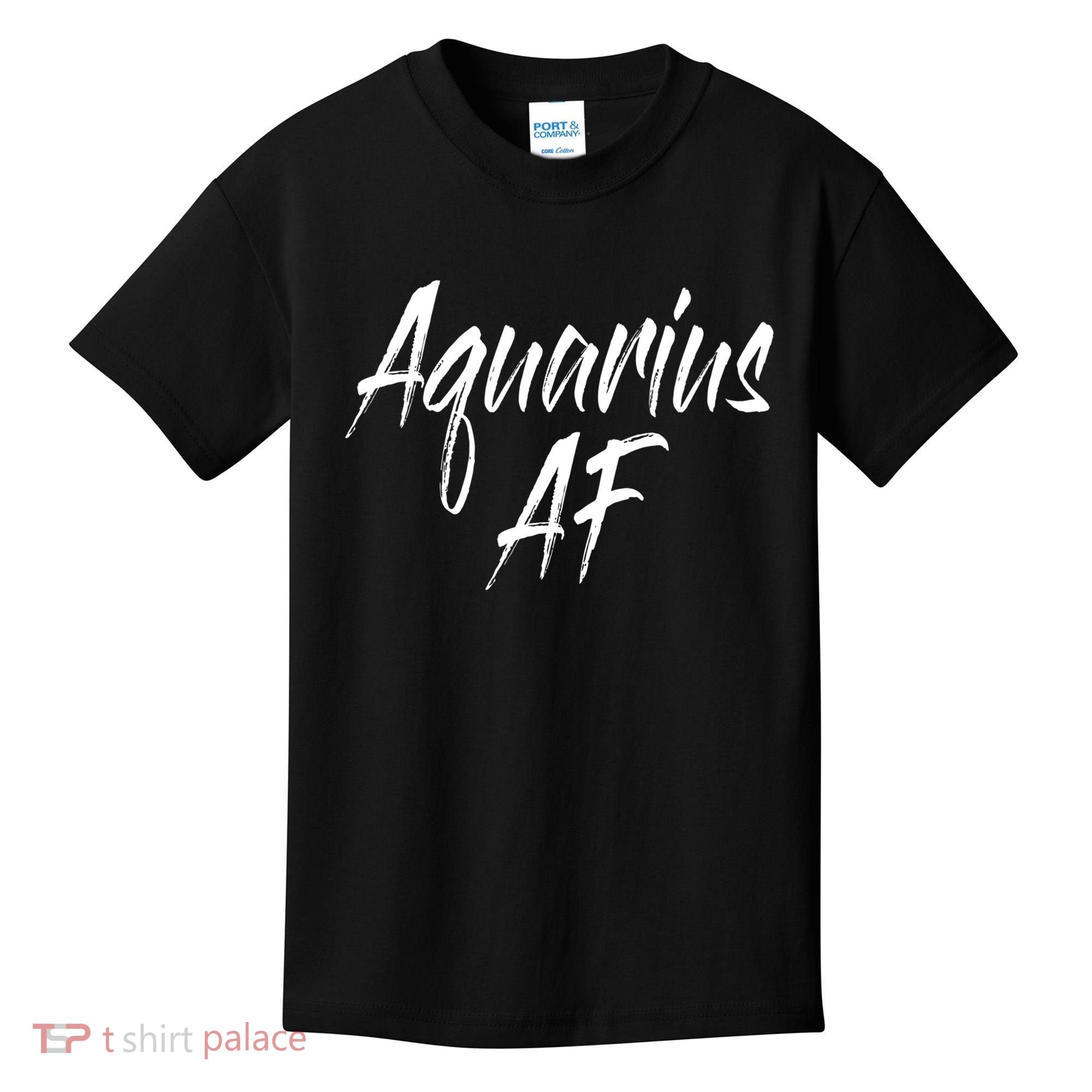 Aquarius Af Hooded Gift Kids T-Shirt