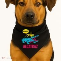 Alligator Alcatraz Hot Breakout USA-Made Doggie Bandana thumb 1