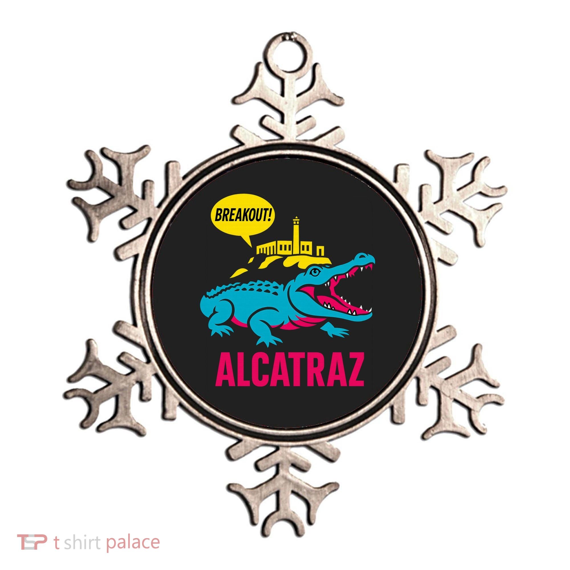Alligator Alcatraz Hot Breakout Ornament