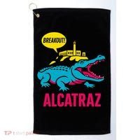 Alligator Alcatraz Hot Breakout Golf Towel thumb 0
