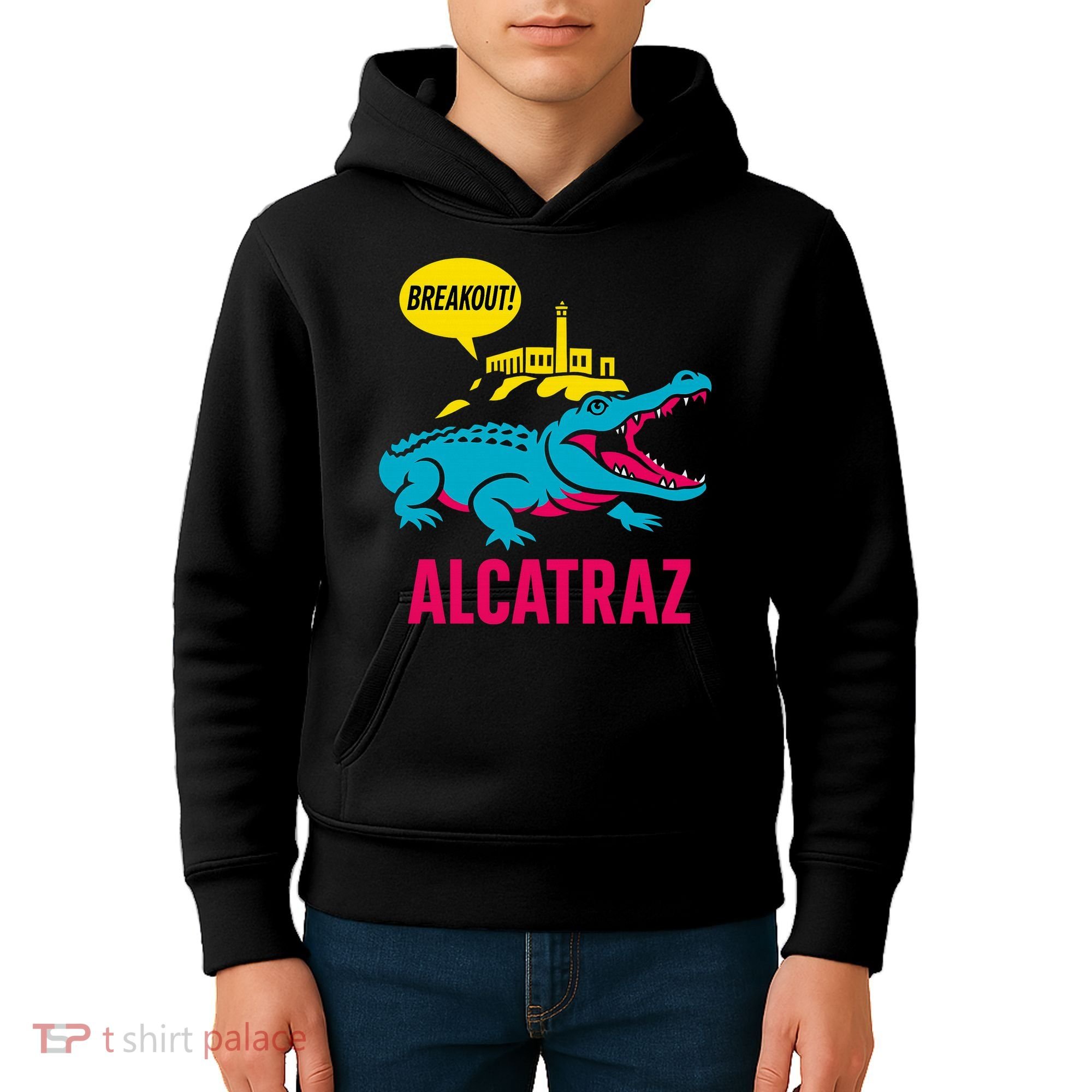 Alligator Alcatraz Hot Breakout Kids Hoodie