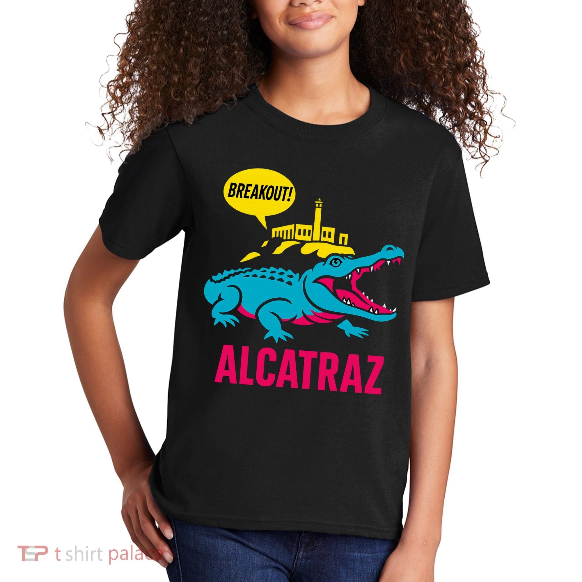 Alligator Alcatraz Hot Breakout Kids T-Shirt